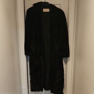 Elegant Brown Fur Coat